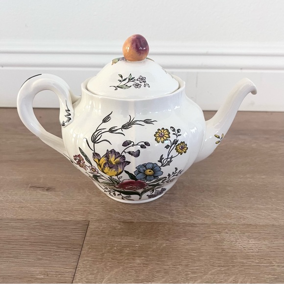 Antique 1891-1900 Copenhagen Spode England Gainsborough Teapot & Lid - Mint Rare - Picture 1 of 9